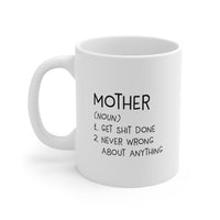 Load image into Gallery viewer, Mom Ceramic Coffee Mug - Mother (Noun) Definition | Mother&#39;s Day Gift
