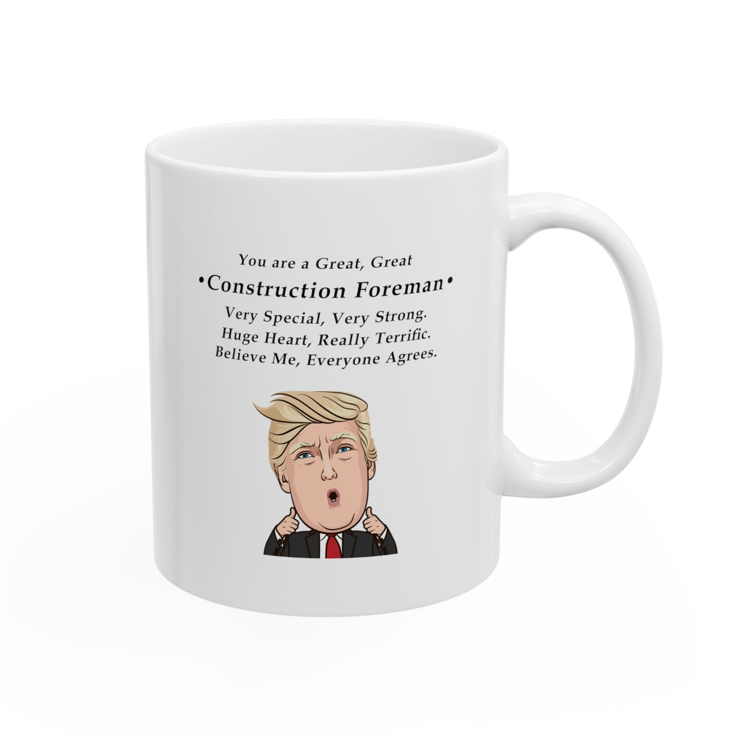 Construction Foreman Coffee Mug - You are a Great, Great Foreman | Christmas Gift