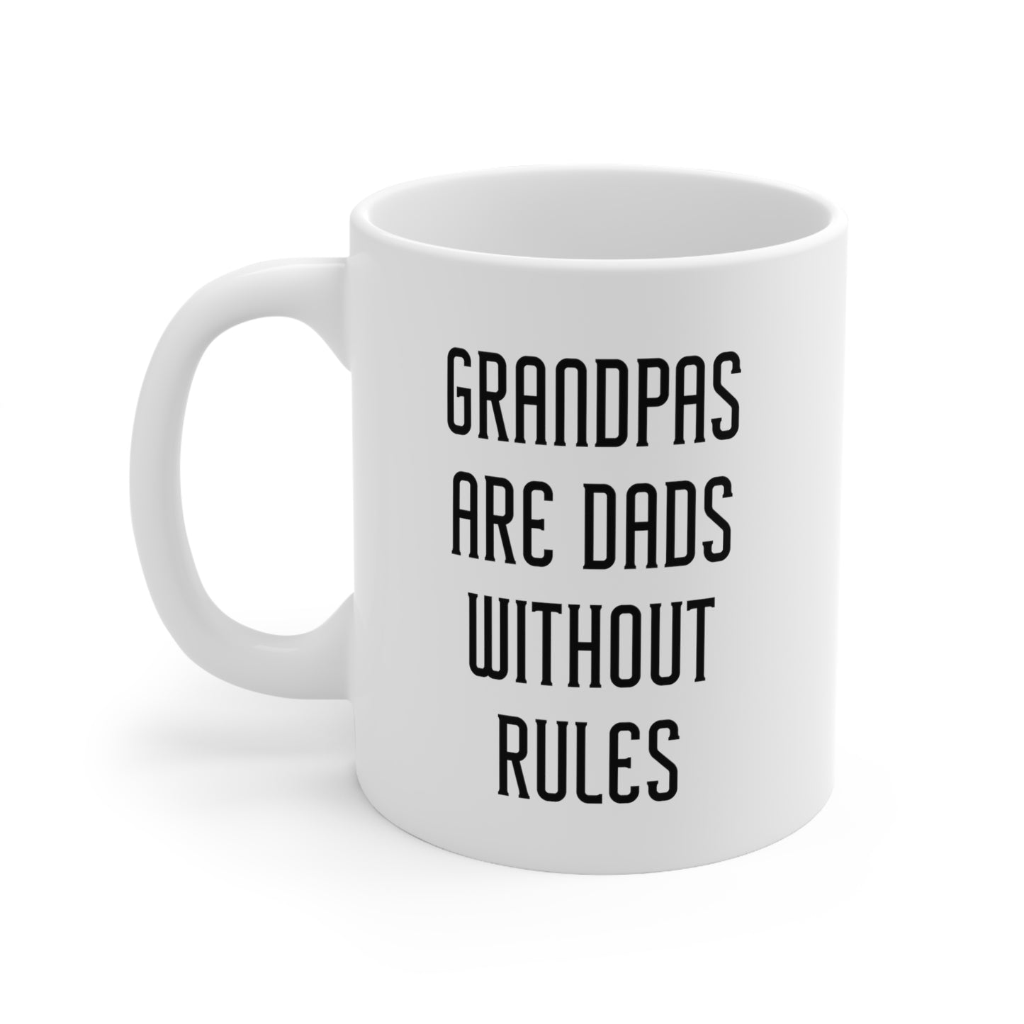 Grandpa Ceramic Coffee Mug - Grandpas Are Dads Without Rules | Father's Day Gift