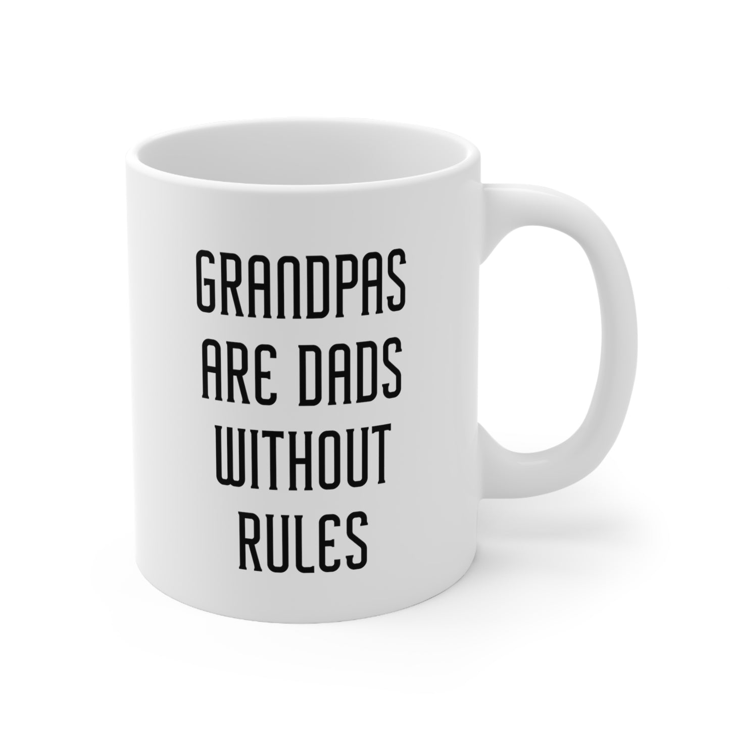 Grandpa Ceramic Coffee Mug - Grandpas Are Dads Without Rules | Father's Day Gift