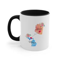 Load image into Gallery viewer, Arizona Michigan Coffee Mug - Love Across States Design | Long Distance Gift
