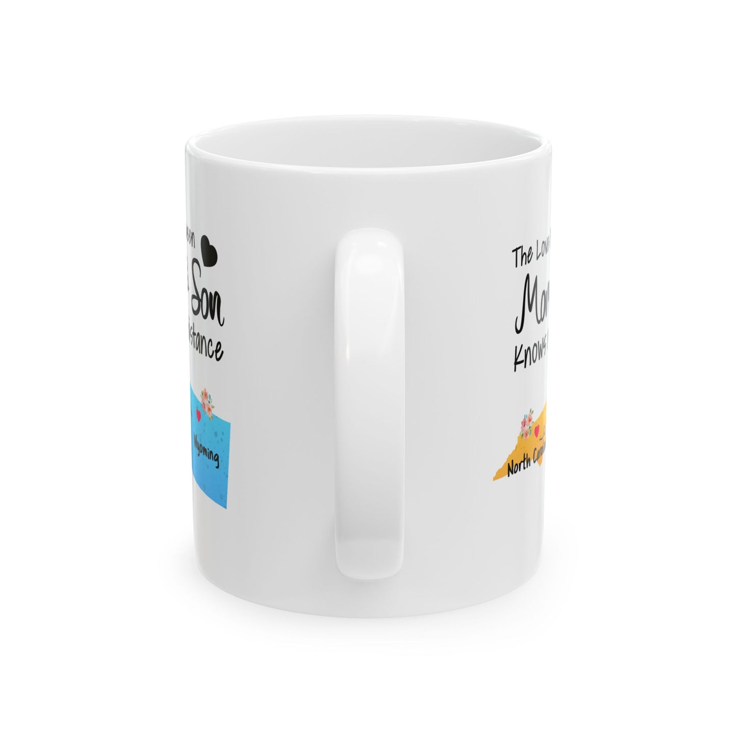 Mom Coffee Mug - The Love Between Mom & Son Knows No Distance | Mother's Day Gift