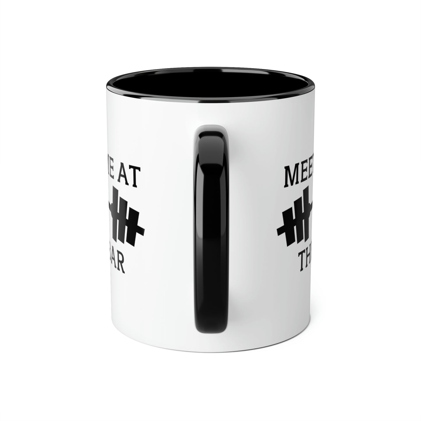 Personal Trainer Coffee Mug - Meet Me At The Bar Design | Fitness Gift