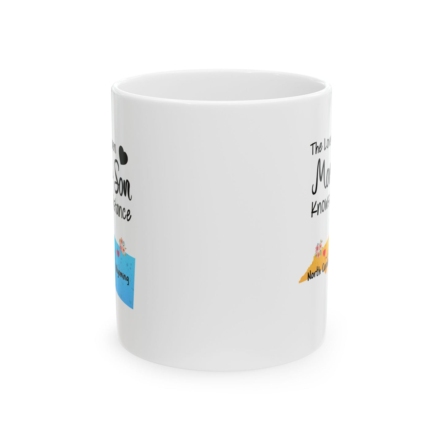 Mom Coffee Mug - The Love Between Mom & Son Knows No Distance | Mother's Day Gift