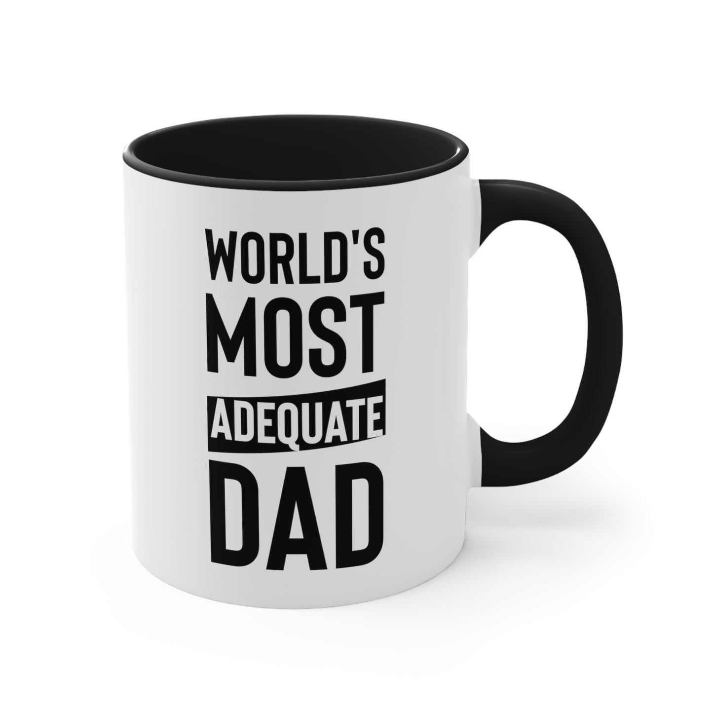 Dad Ceramic Coffee Mug - World's Most Adequate Dad | Father's Day Gift