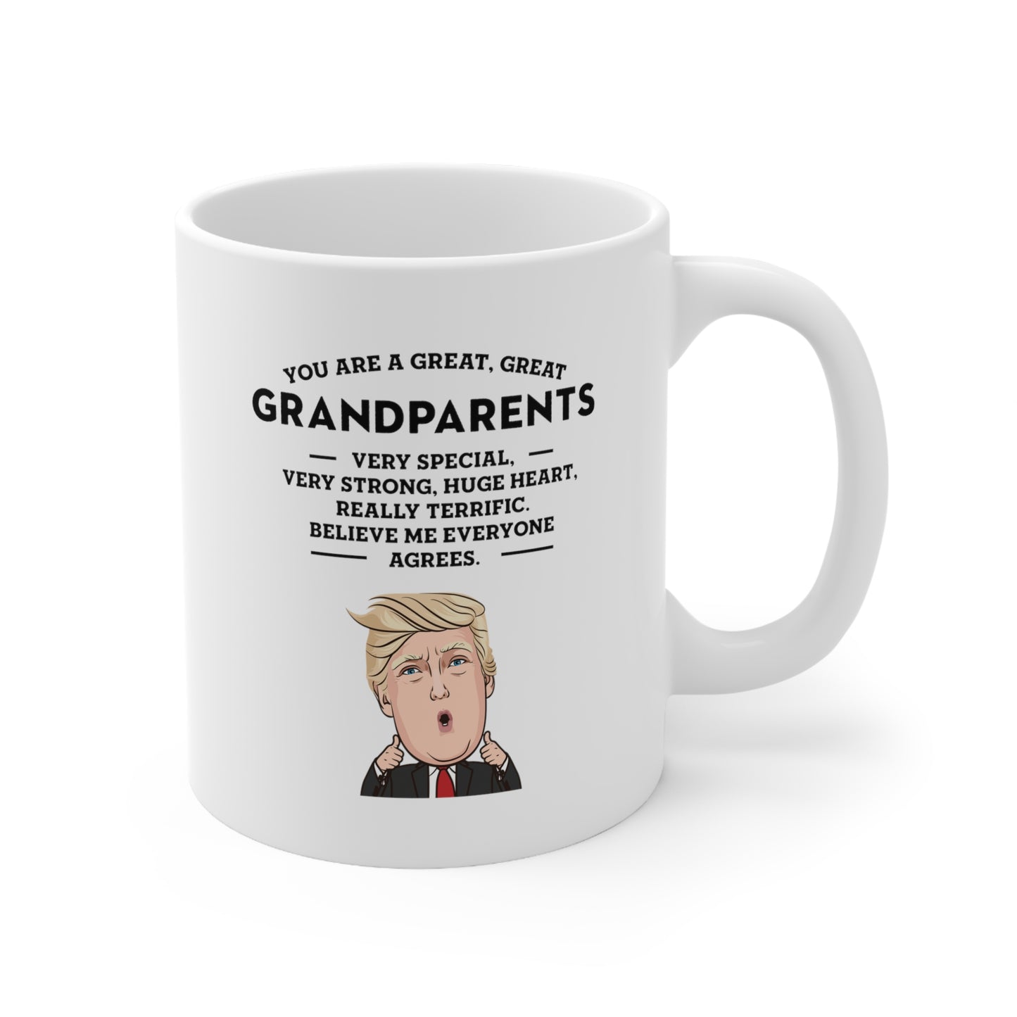 Grandparent Funny Coffee Mug - You Are A Great, Great Grandparents | Birthday & Christmas Gift