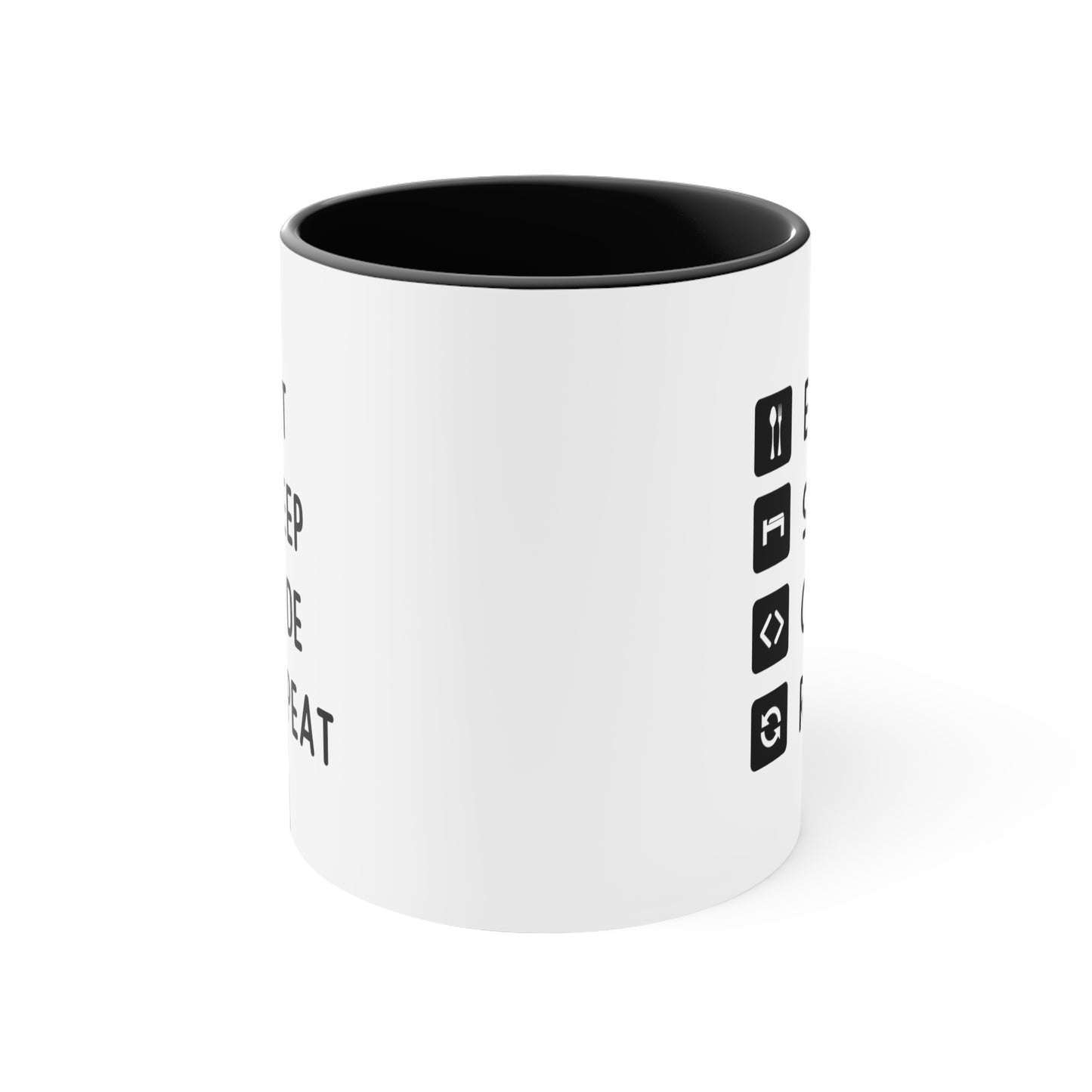 Engineer Funny Coffee Mug - Eat Sleep Code Repeat | Graduation Gift