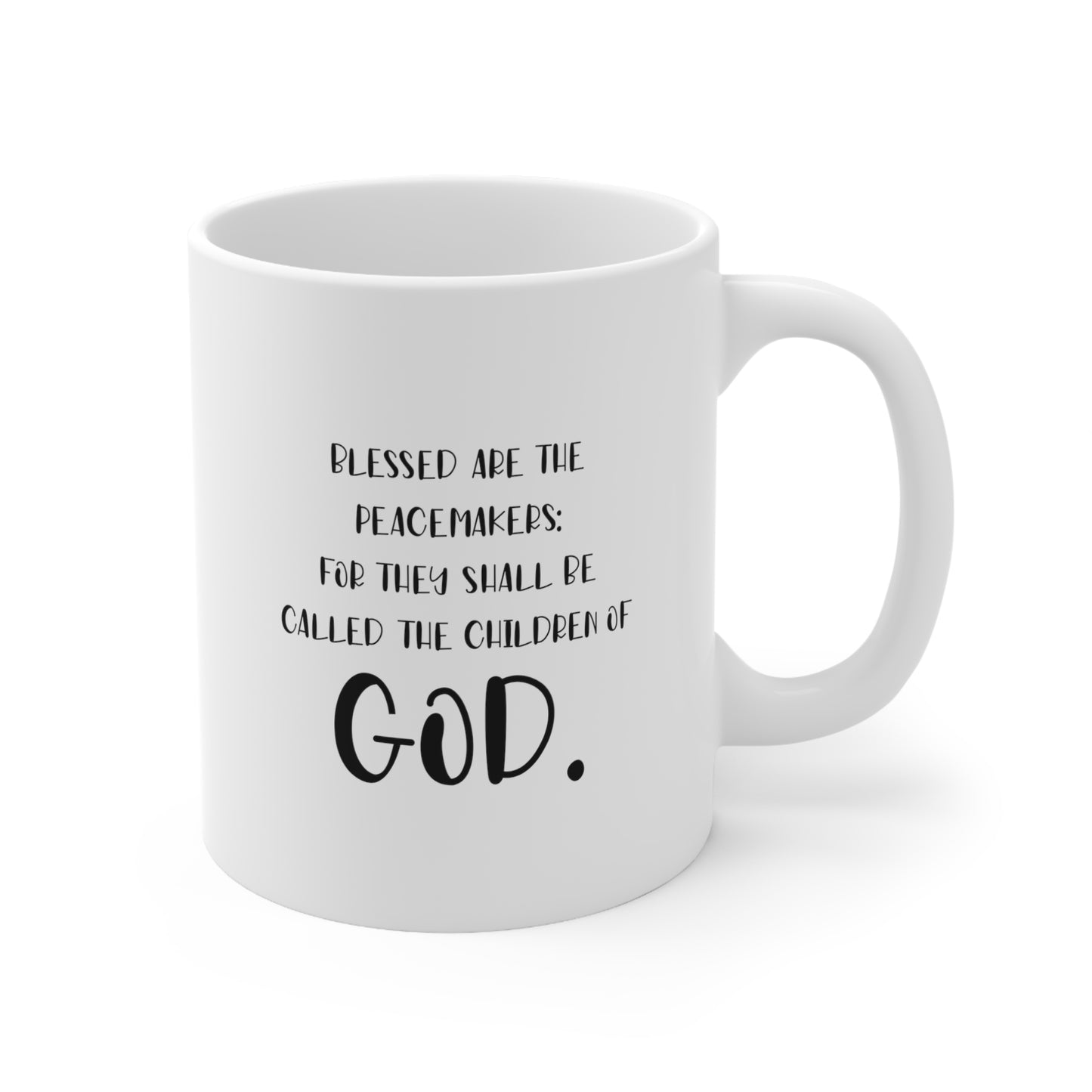 Army Veteran Coffee Mug - Blessed Are The Peacemakers | Military Appreciation Gift