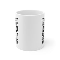 Load image into Gallery viewer, Social worker Dad Gifts - The Best Kind of Dad Raises A Social worker White Coffee Mug, Tea Cup
