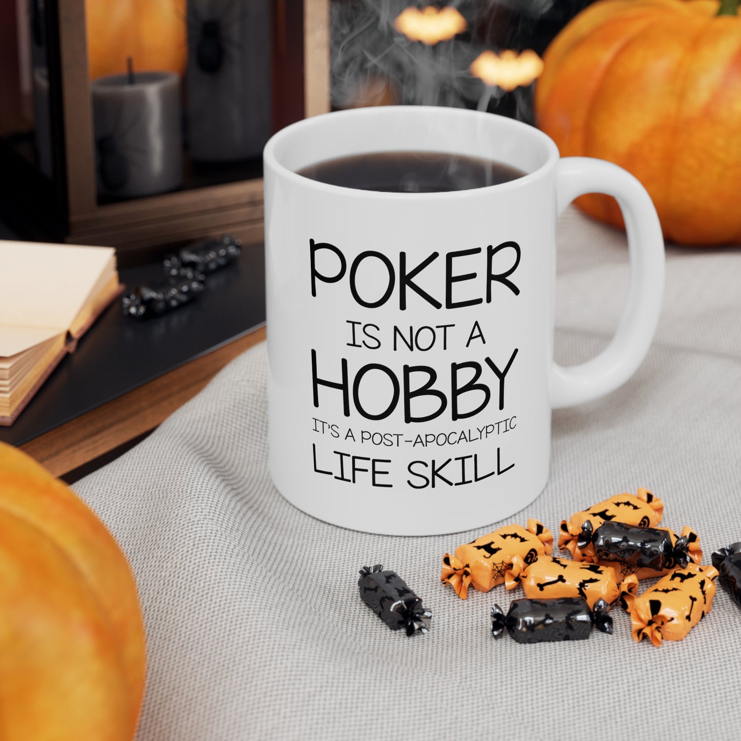 Poker Enthusiast Ceramic Coffee Mug - POKER IS NOT A HOBBY | Gift for Poker Lovers