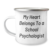 Load image into Gallery viewer, Gifts from Friends for School Psychologists, Funny Quote Camping Mug, Mother's Day Unique Gifts for Her - Image 1
