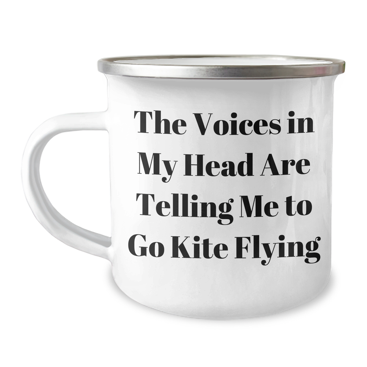 Kite Flying Gifts for Men - The Voices In My Head Are Telling Me To Go Kite Flying - Funny Camping Mug for Father's Day - Image 1