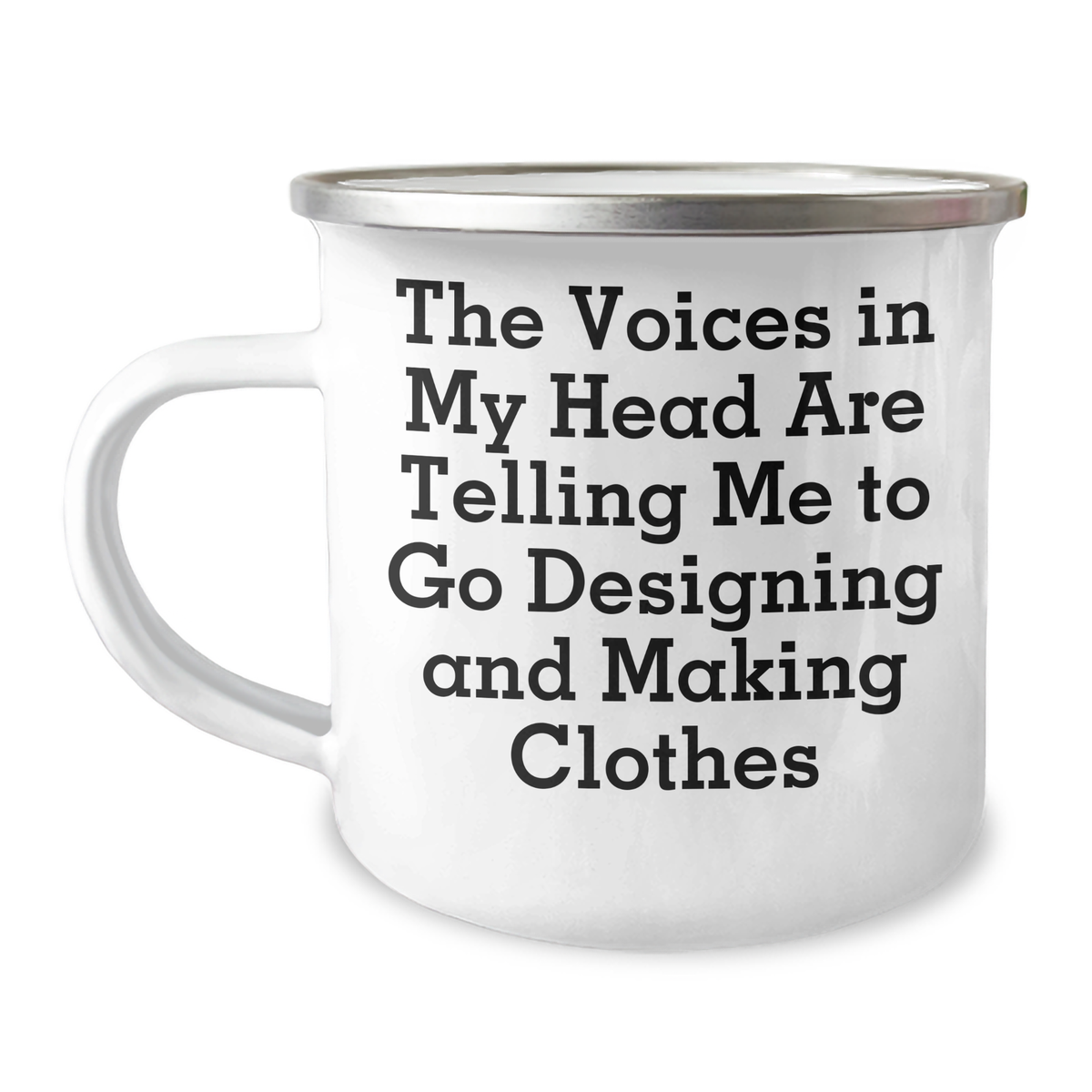 Designing and Making Clothes Gifts for Him, Funny Quote Camping Mug - Gifts from Men, Perfect for Father's Day Unique Gifts - Image 1