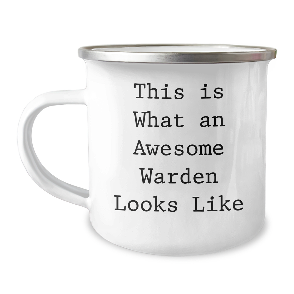 This Is What An Awesome Warden Looks Like Funny Camping Mug Gifts for Warden | Father's Day Unique Gifts from Him, Her, Kids, Family - Image 1