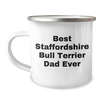 Load image into Gallery viewer, Funny Staffordshire Bull Terrier Dog Dad Gifts from Men to Unique Camping Mugs for Father&#39;s Day - Image 1

