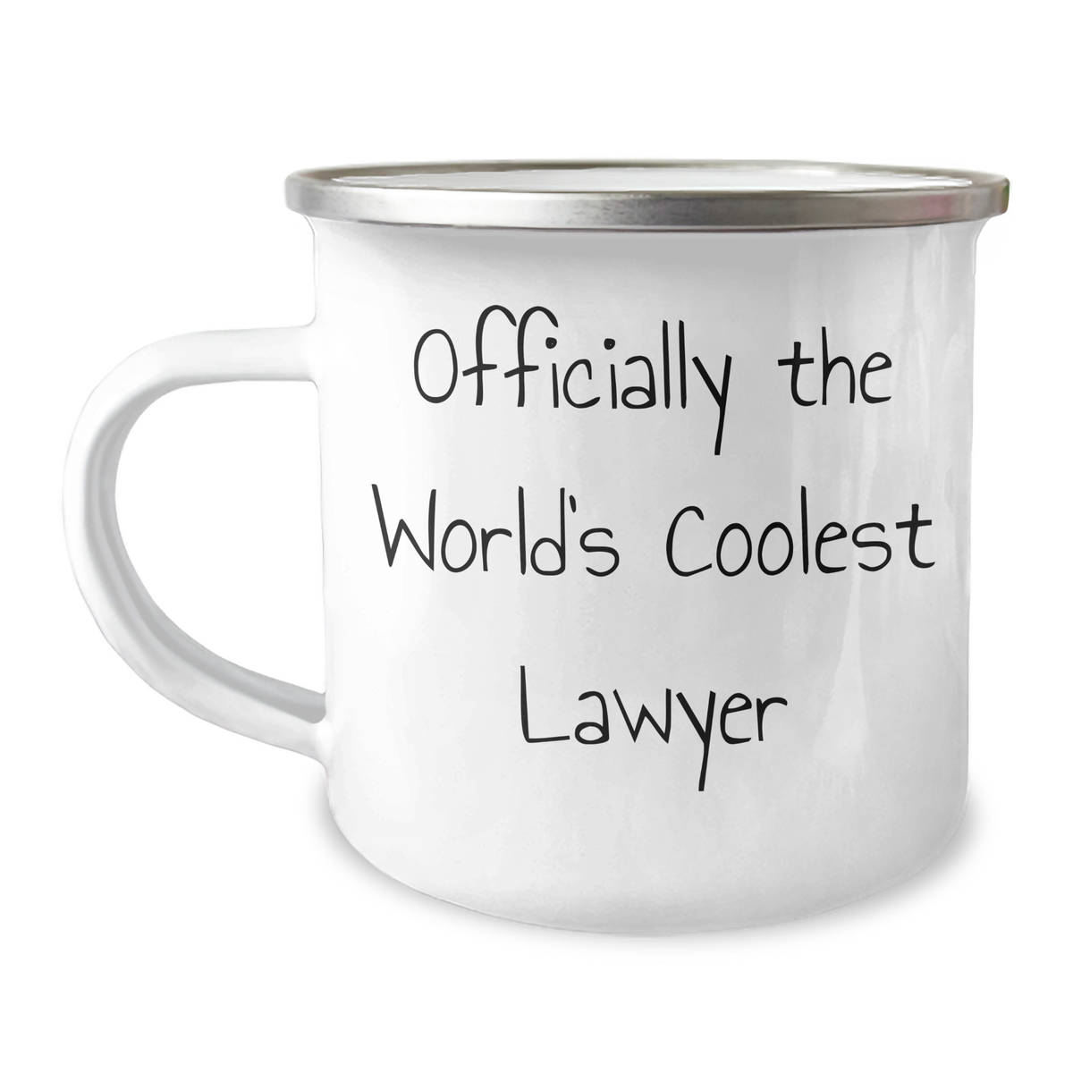 Funny Lawyer Gifts from Friends, Officially The World's Coolest Lawyer, Camping Mug for Mother's Day - Image 1