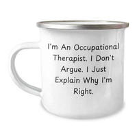 Load image into Gallery viewer, Occupational Therapist Mugs - Funny Quote Gifts from Friends for Occupational Therapist, Camping Mug for Father&#39;s Day - Image 1
