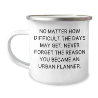 Load image into Gallery viewer, Urban Planner Gifts from Men - Funny Quote Camping Mug for Father&#39;s Day, Gifts for Urban Planner, Unique Gifts, Gifts from Men to Family - Image 1
