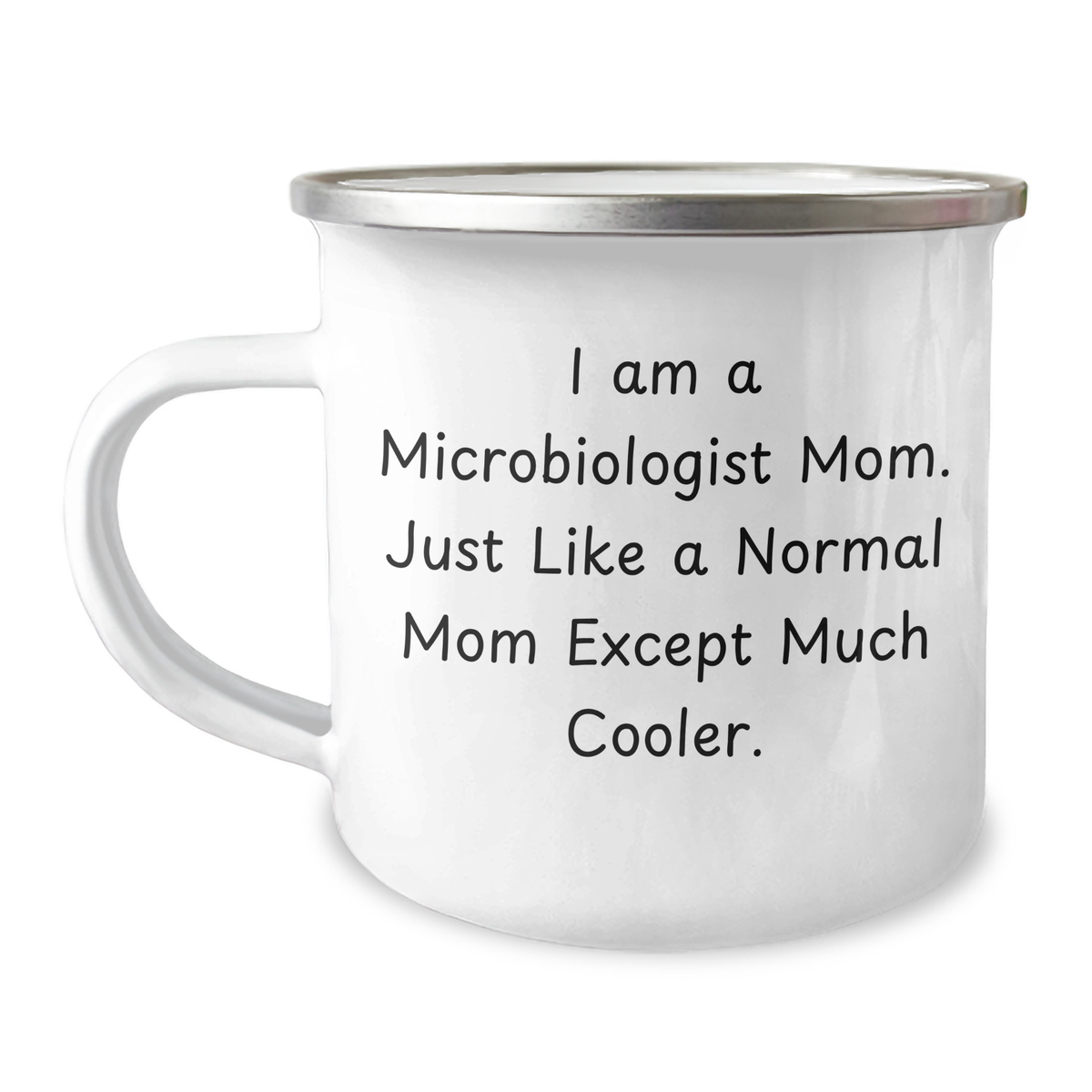 Microbiologist Mom's Funny Camping Mug for Father's Day Unique Gifts from Family, Unique Gifts for Microbiologist Dad, 'I Am A Microbiologist Mom...' - Image 1