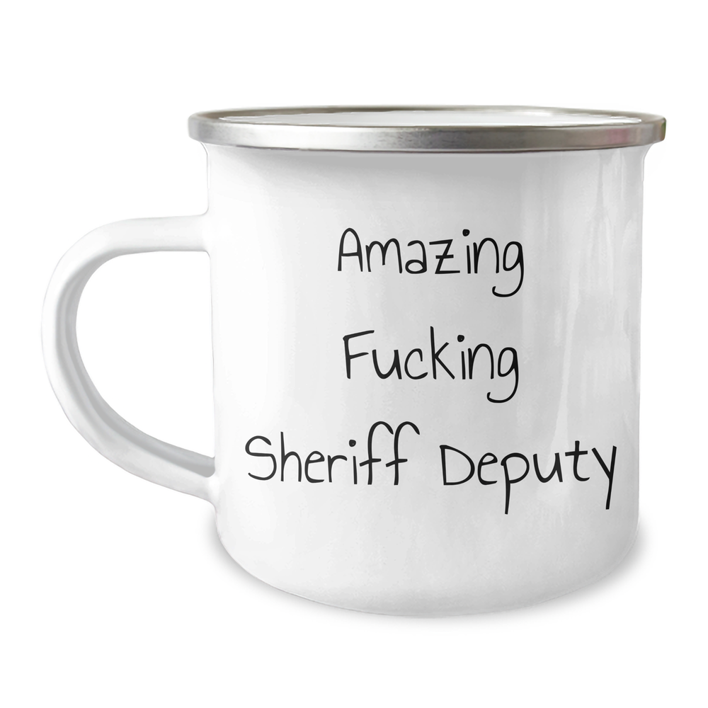 Funny Sheriff Deputy Gifts, Amazing Camping Mug for Dad, Sheriff Deputy on Father's Day - Gifts from Men - Image 1