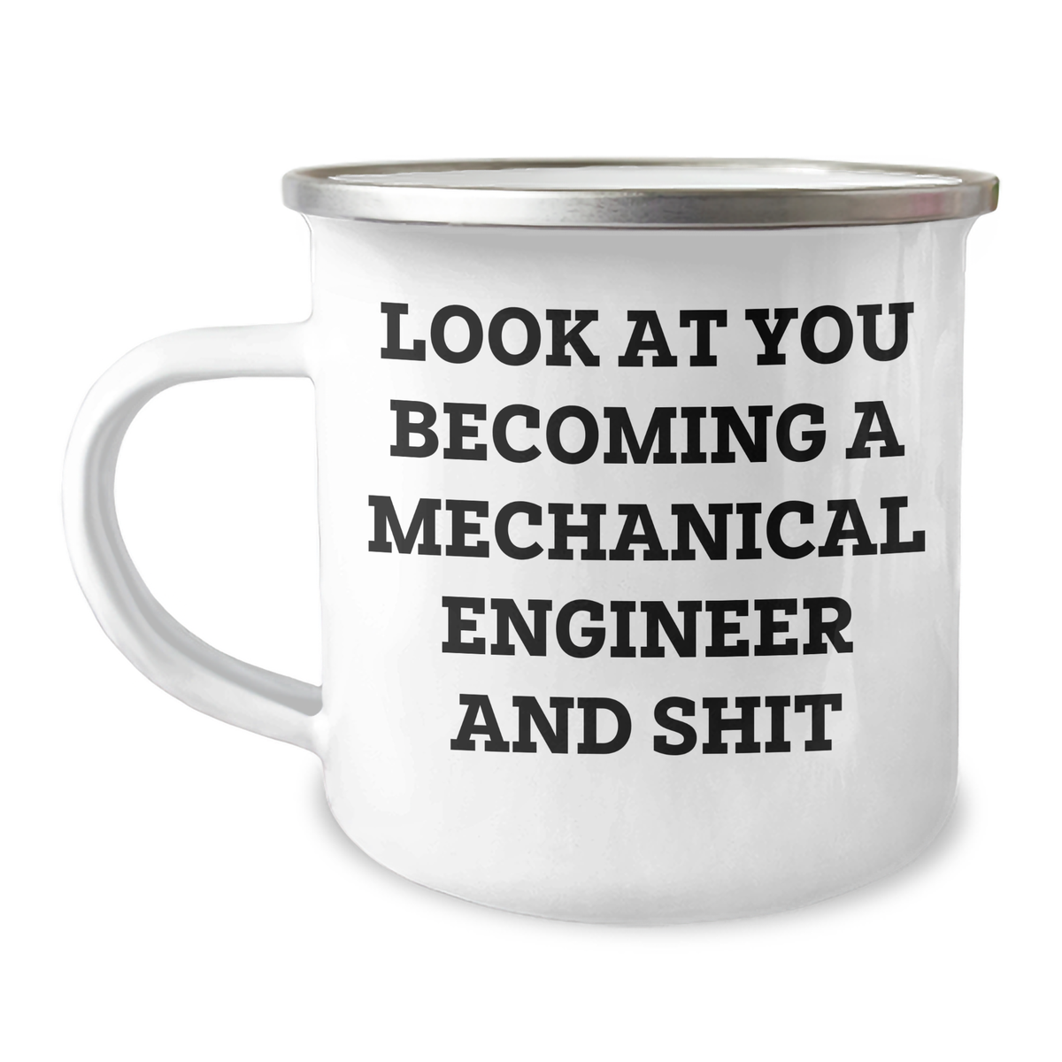 Mechanical Engineer Gifts, Funny Quote Camping Mug for Graduation, Unique Presents from Friends, Coworkers or Family - Celebrate Achievement - Image 1