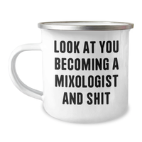 Load image into Gallery viewer, Funny Mixologist Gifts from Friends, Gifts for Mixologists, Camping Mug for Graduation - Image 1
