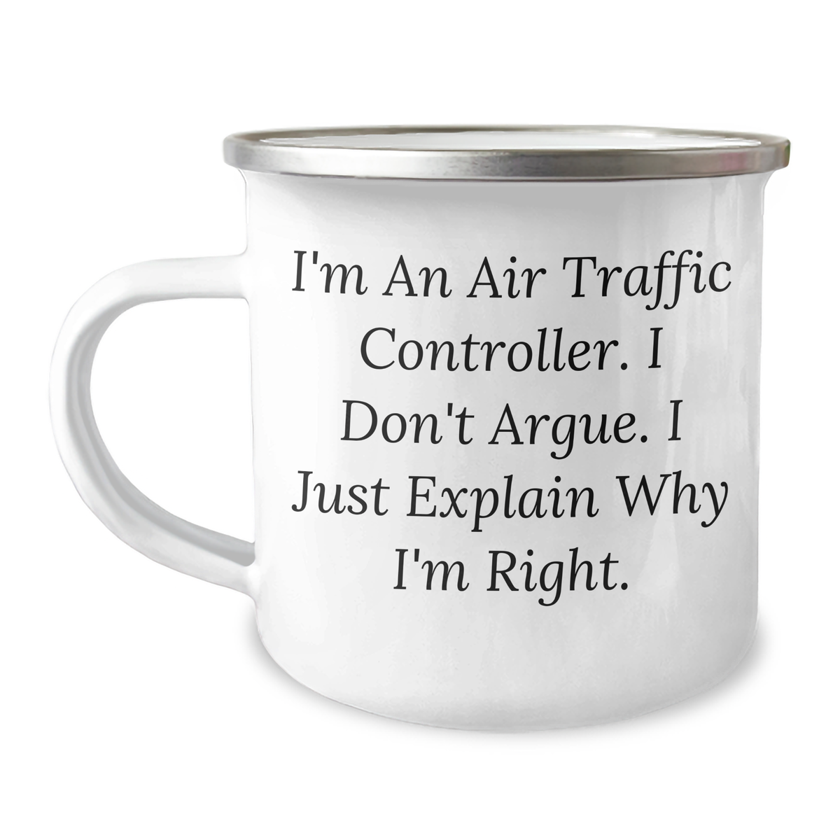 Air Traffic Controller Humor Gifts from Men, Funny Camping Mug for Air Traffic Controller Friends, Mother's Day Unique Gifts for Her - Image 1