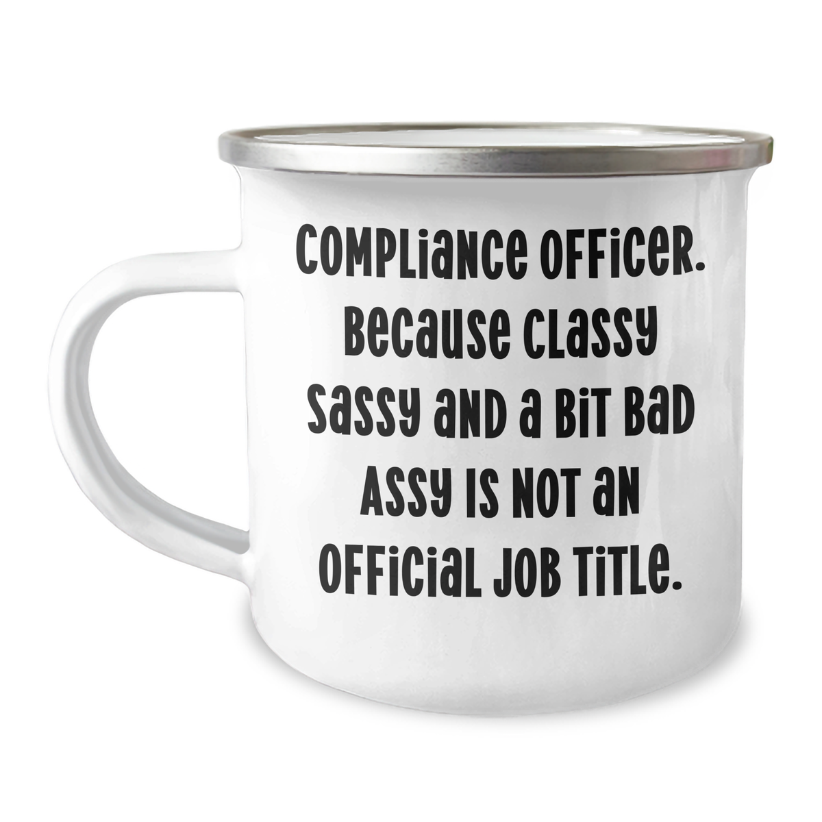 Compliance Officer Gifts from Friends, Compliance Officer Camping Mug, Funny Quote, Graduation Unique Gifts - Image 1