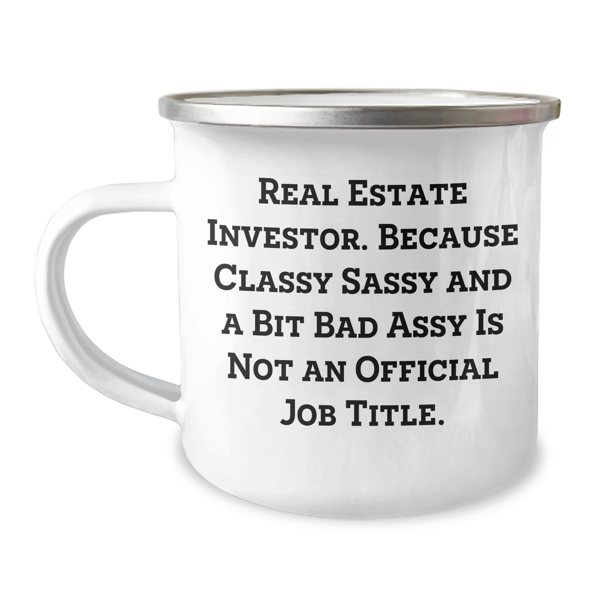 Funny Real Estate Investor Gifts, Camping Mug for Dad, Gifts from Family, Real Estate Investor Quote, Perfect Father's Day Unique Gifts for Men - Image 1