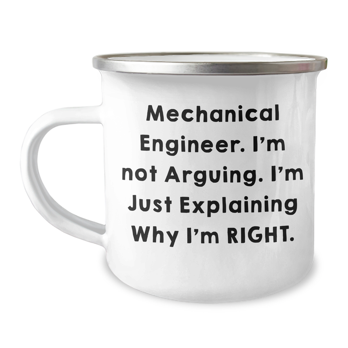 Funny Mechanical Engineer Gifts from Friends for Men - 'I'm Not Arguing. I'm Just Explaining Why I'm Right.' Graduation Unique Gifts for Him - Image 1