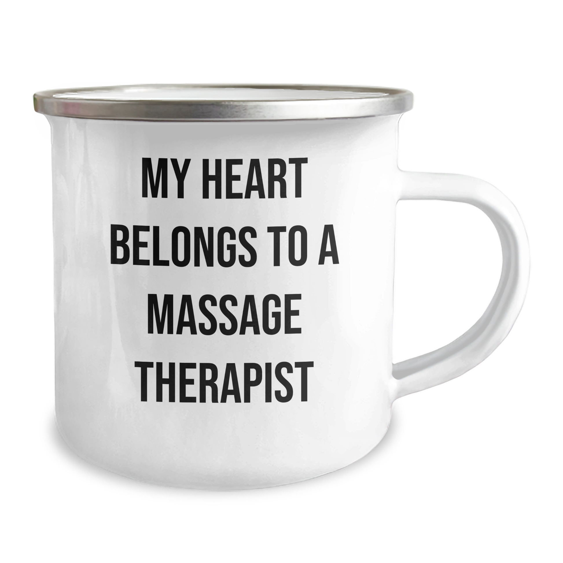 Massage Therapist Gifts, Funny Mugs for Friends and Family, My Heart Belongs To A Massage Therapist, Father's Day Unique Gifts from Men to Women - Image 2