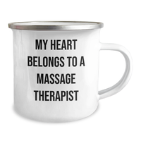 Load image into Gallery viewer, Massage Therapist Gifts, Funny Mugs for Friends and Family, My Heart Belongs To A Massage Therapist, Father&#39;s Day Unique Gifts from Men to Women - Image 2
