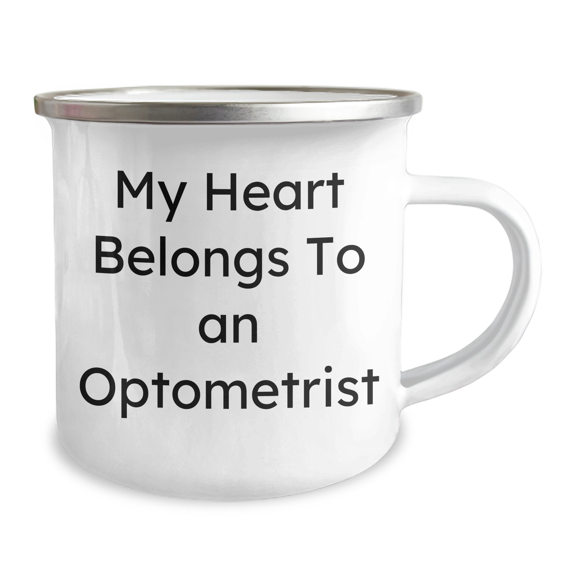 Optometrist Gifts, Funny Quote Camping Mug, 12 oz Stainless Steel, Gifts from Family, Father's Day Unique Gifts for Optometrist - Image 2