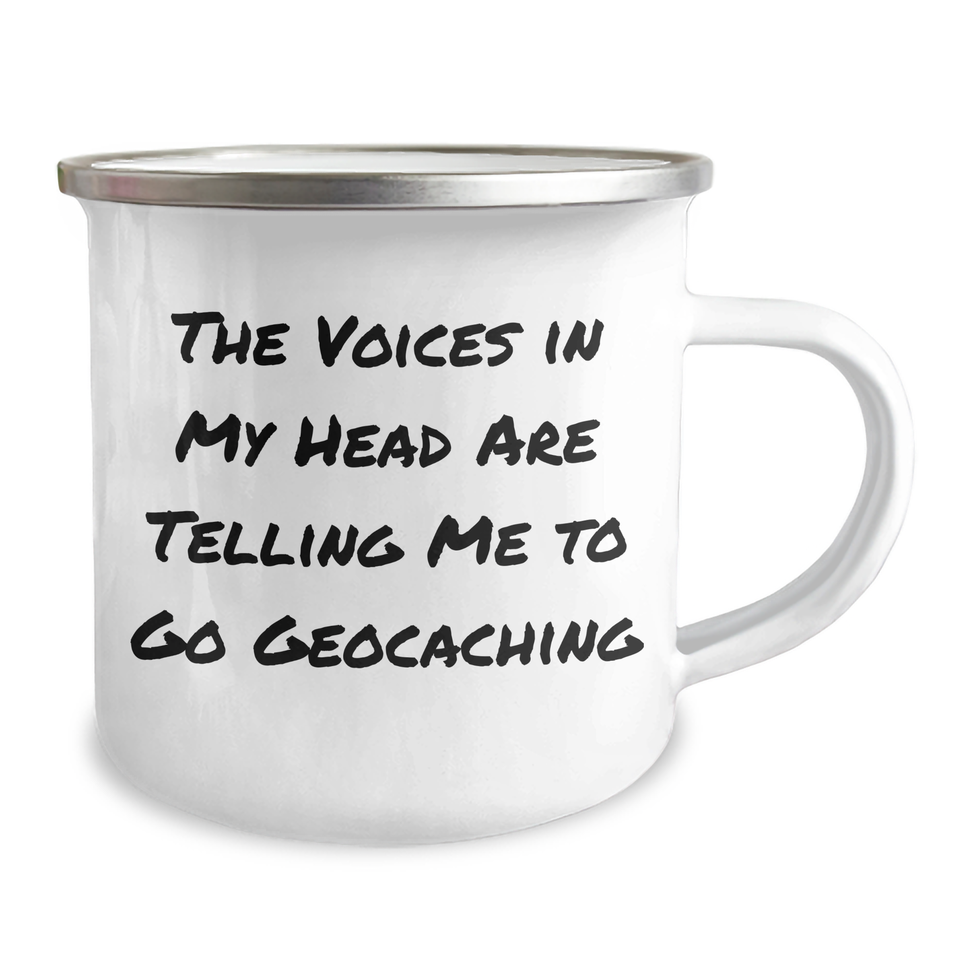 Funny Geocaching Gifts from Men to Geocaching Enthusiasts - Camping Mug with Inspirational Quote, Perfect for Father's Day, Geocaching Adventures, and Outdoor Lovers - Image 2