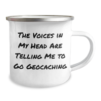 Load image into Gallery viewer, Funny Geocaching Gifts from Men to Geocaching Enthusiasts - Camping Mug with Inspirational Quote, Perfect for Father&#39;s Day, Geocaching Adventures, and Outdoor Lovers - Image 2
