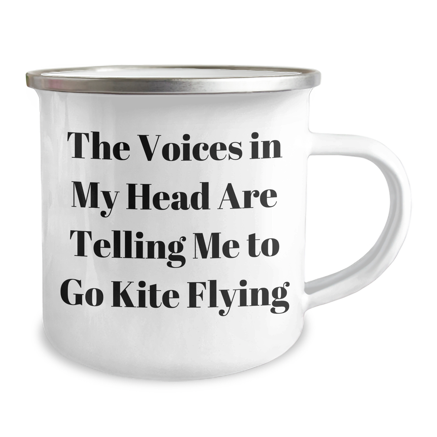 Kite Flying Gifts for Men - The Voices In My Head Are Telling Me To Go Kite Flying - Funny Camping Mug for Father's Day - Image 2