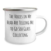 Load image into Gallery viewer, Sea Glass Collecting Gifts, Funny Quote Camping Mug, Gifts from Men to Sea Glass Collecting Women, Mother&#39;s Day Unique Gifts, Handcrafted for Sea Glass Enthusiasts - Image 2
