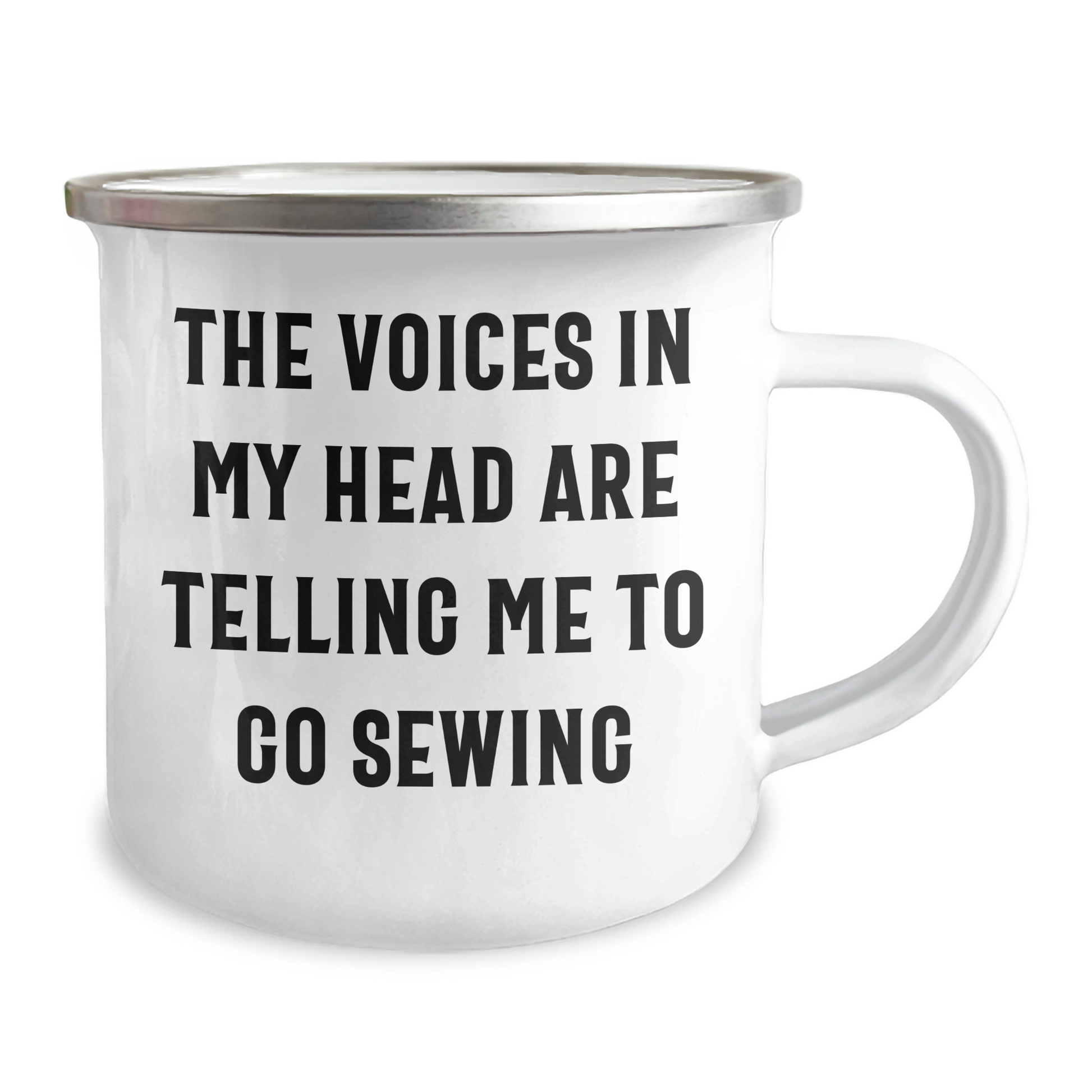 Funny Sewing Gifts for Men - The Voices In My Head Are Telling Me To Go Sewing, Unique Camping Mug for Father's Day, Gifts from Friends, Family, or Coworkers - Image 2