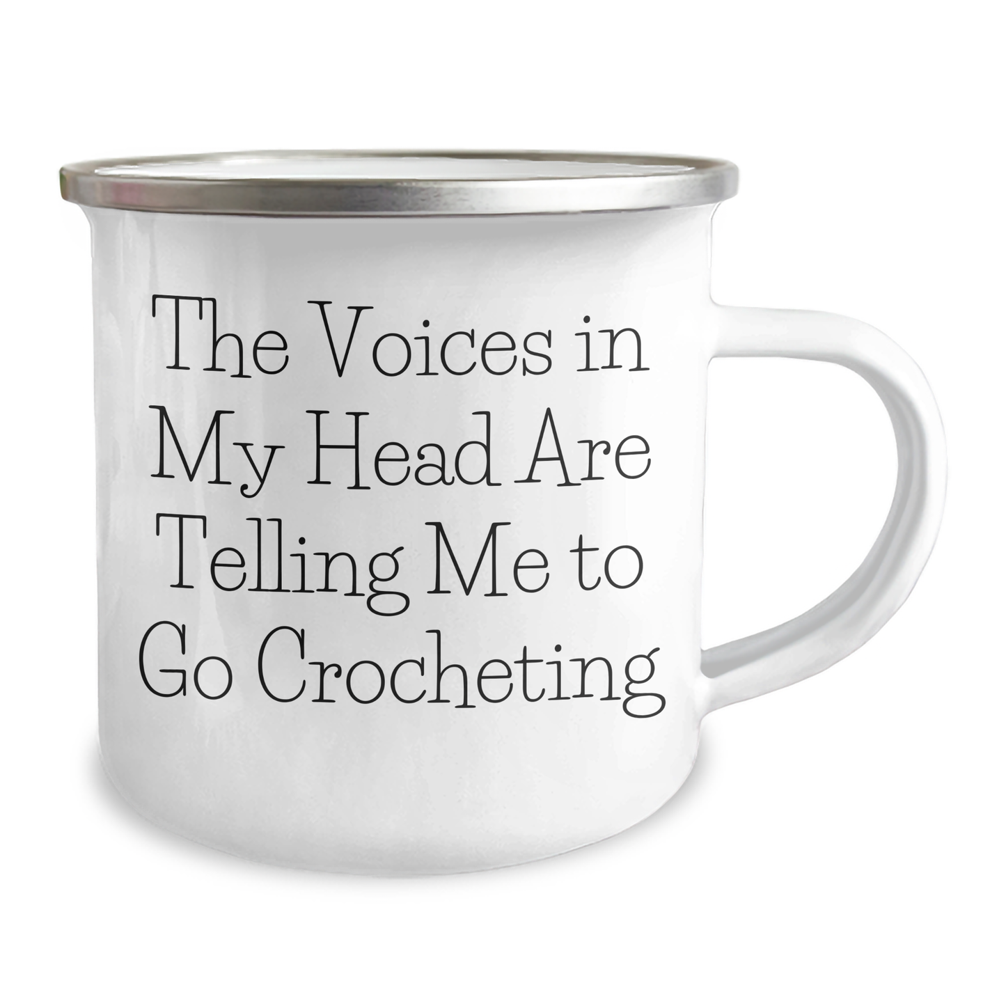 Crocheting Gifts from Friends and Family - Funny Quote Camping Mug for Men and Women, Perfect for Father's Day - Image 2