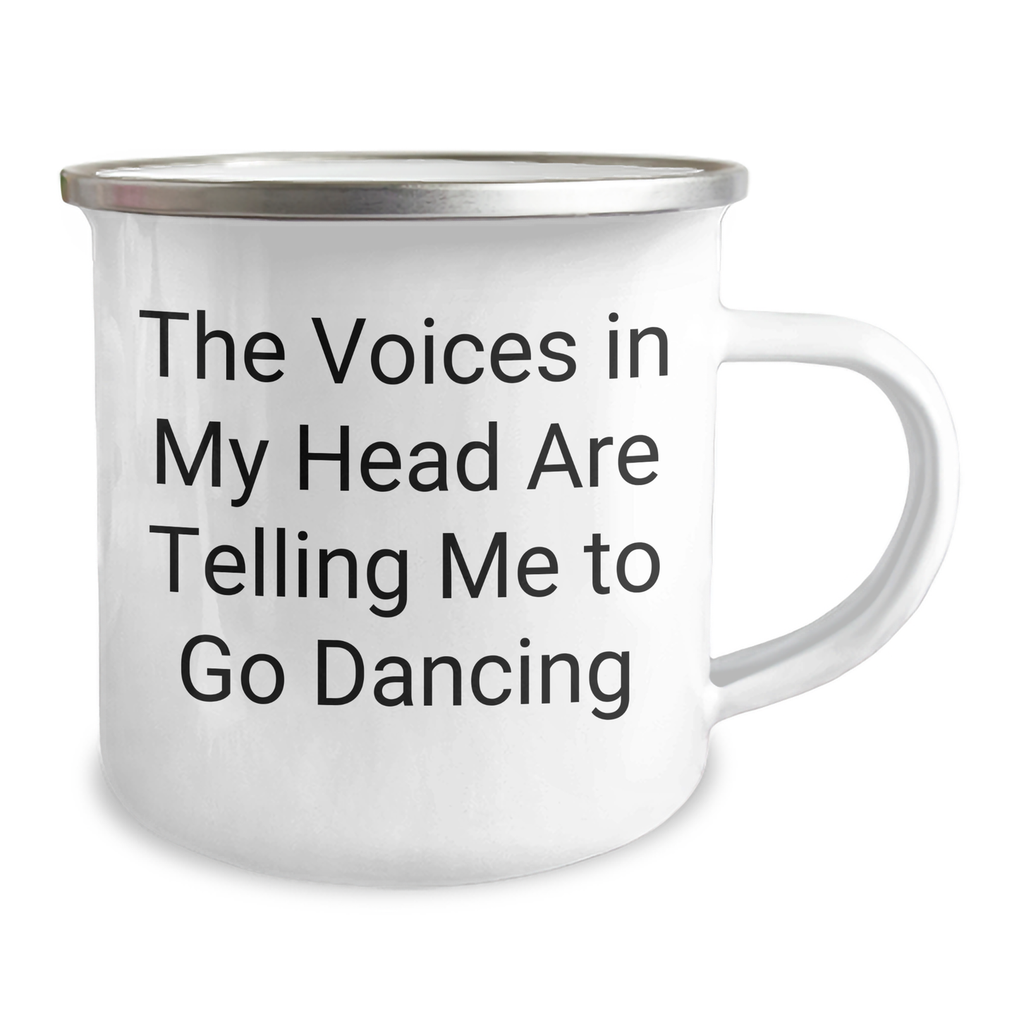 Funny Dancing Gifts from Mom for Mother's Day - Gifts for Dancing Enthusiasts, Camping Mug with 'The Voices In My Head Are Telling Me To Go Dancing' Quote, Perfect for Women, Friends, or Coworkers - Image 2