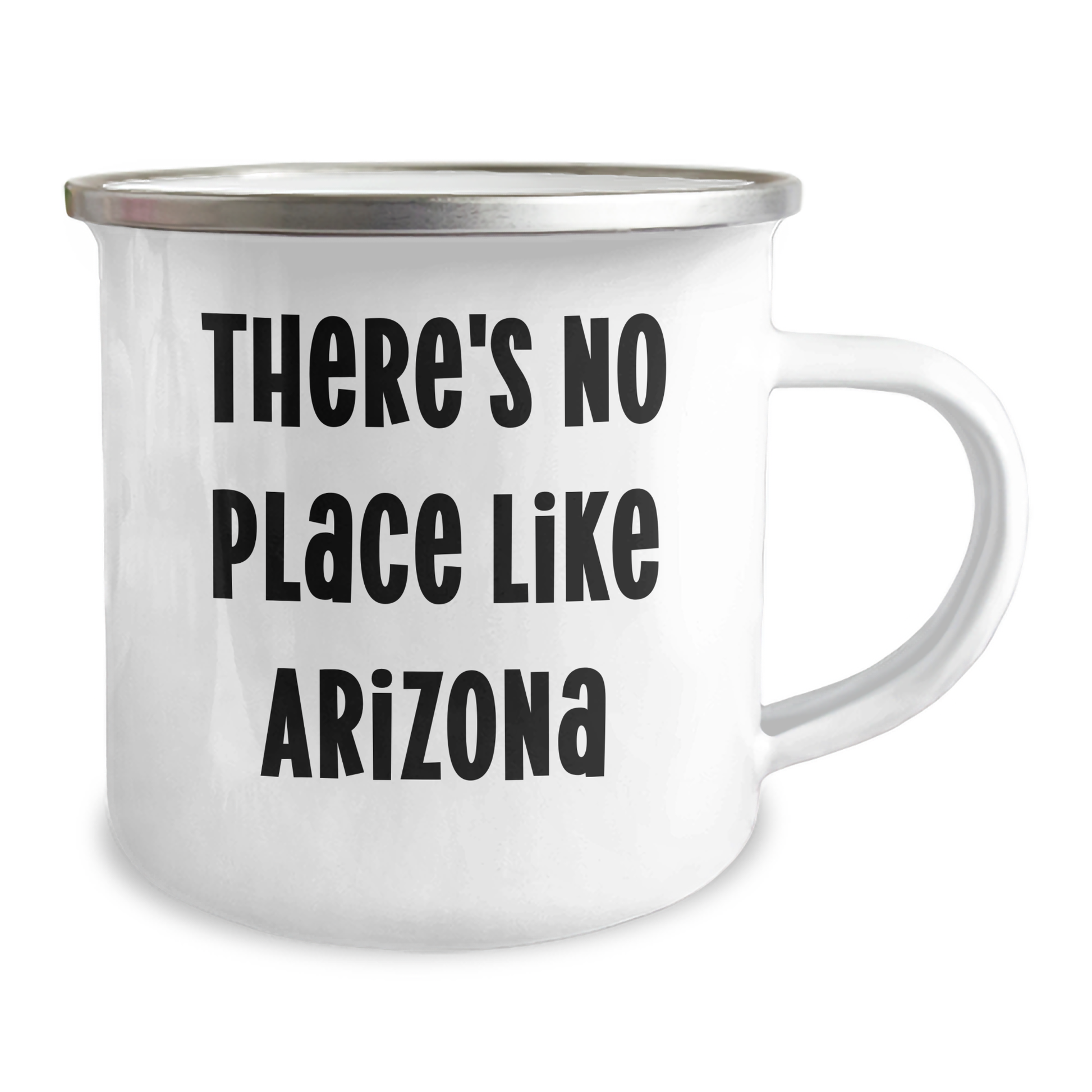 Arizona Gifts from Friends and Family - Unique Camping Mug with Quote 'There's No Place Like Arizona' for Father's Day - Image 2