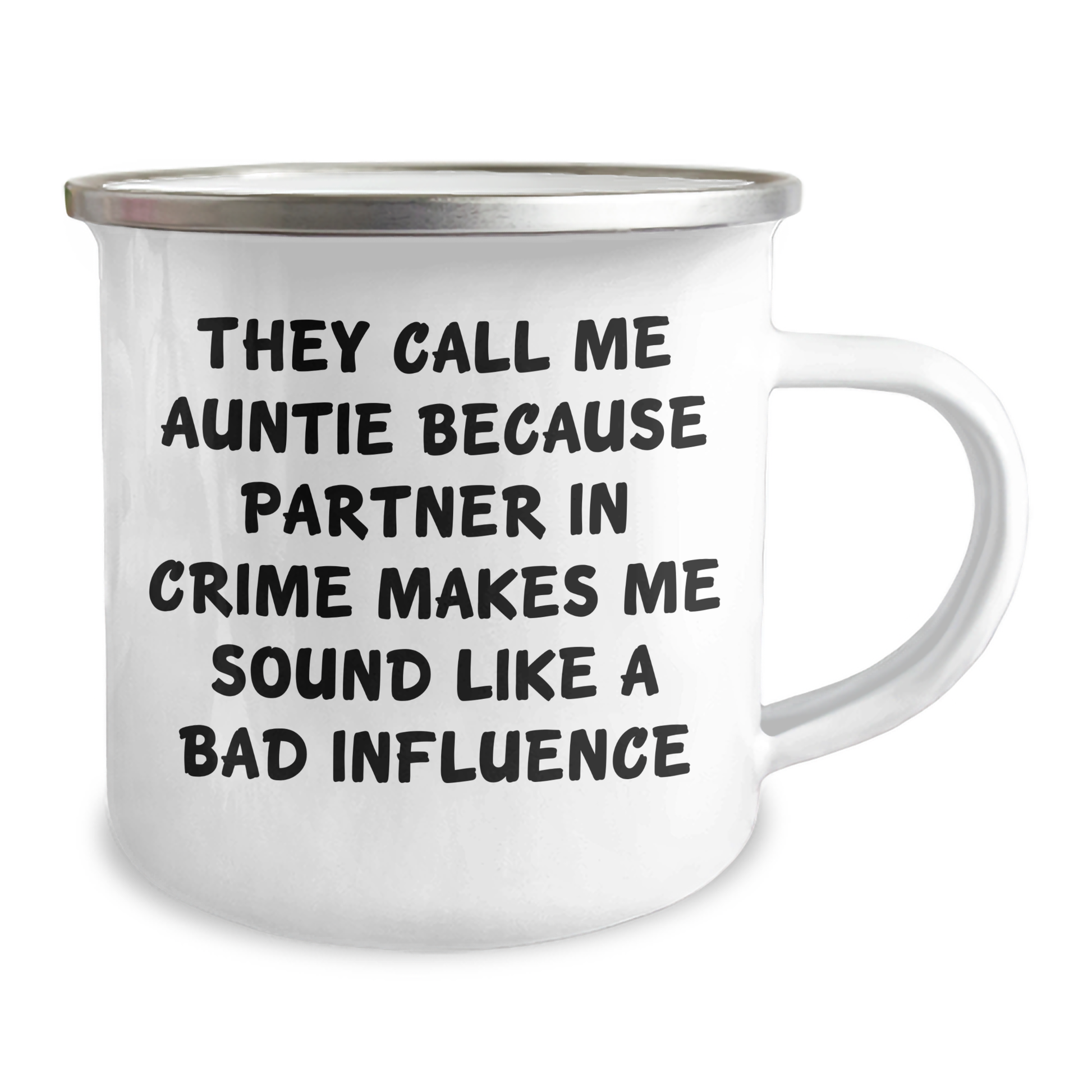 Auntie's Camping Mug - 'They Call Me Auntie...'- Funny Gift for Auntie from Family, Friends, or Coworkers on Father's Day - Image 2