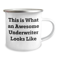 Load image into Gallery viewer, Underwriter Gifts: This Is What An Awesome Underwriter Looks Like Camping Mug | Funny Gifts for Underwriters from Dad on Father&#39;s Day - Image 2
