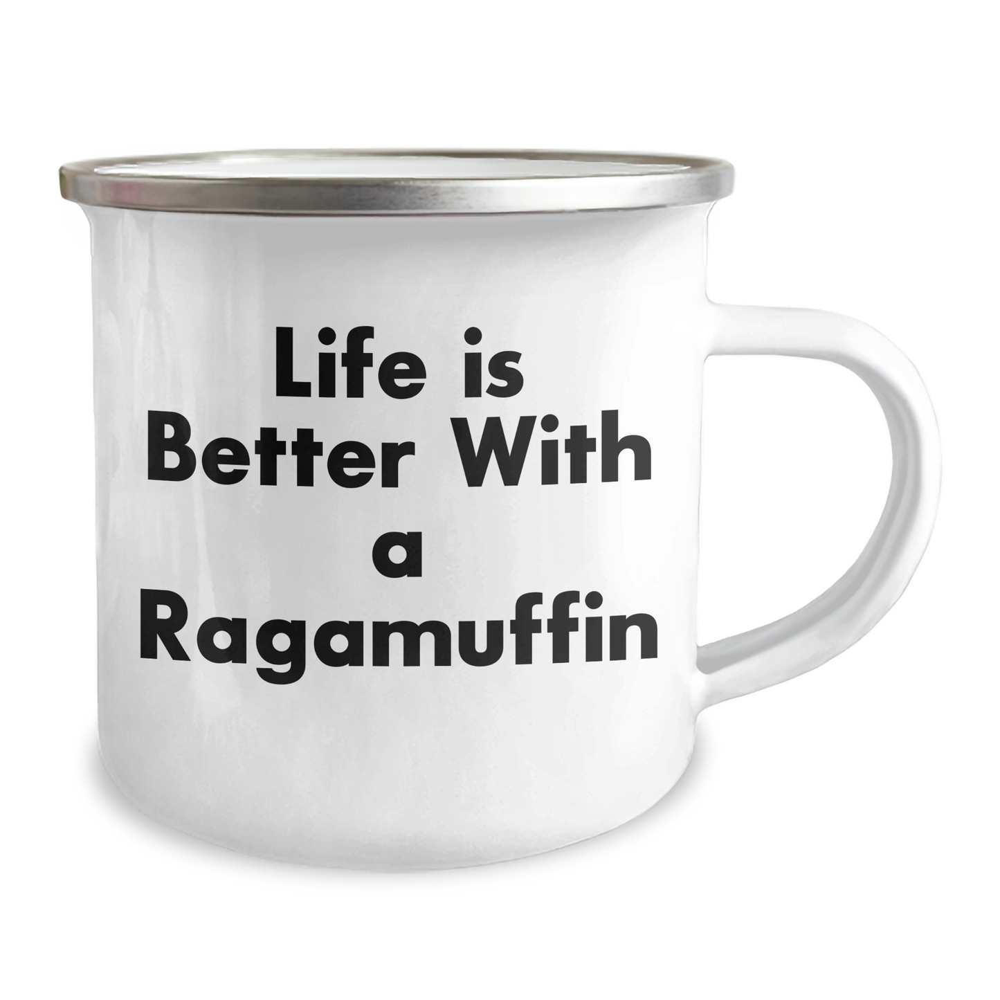 Ragamuffin Cat Lovers Camping Mug, Funny Quote, Gifts from Dad, Unique Gifts for Men, Ragamuffin Cat Enthusiasts - Image 2