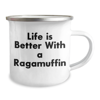 Load image into Gallery viewer, Ragamuffin Cat Lovers Camping Mug, Funny Quote, Gifts from Dad, Unique Gifts for Men, Ragamuffin Cat Enthusiasts - Image 2
