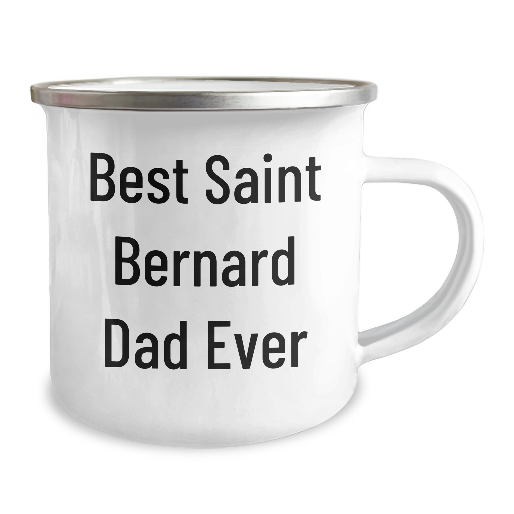Saint Bernard Dog Dad Gifts from Family - Best Camping Mug Ever, Funny Father's Day Unique Gifts for Men - Image 2