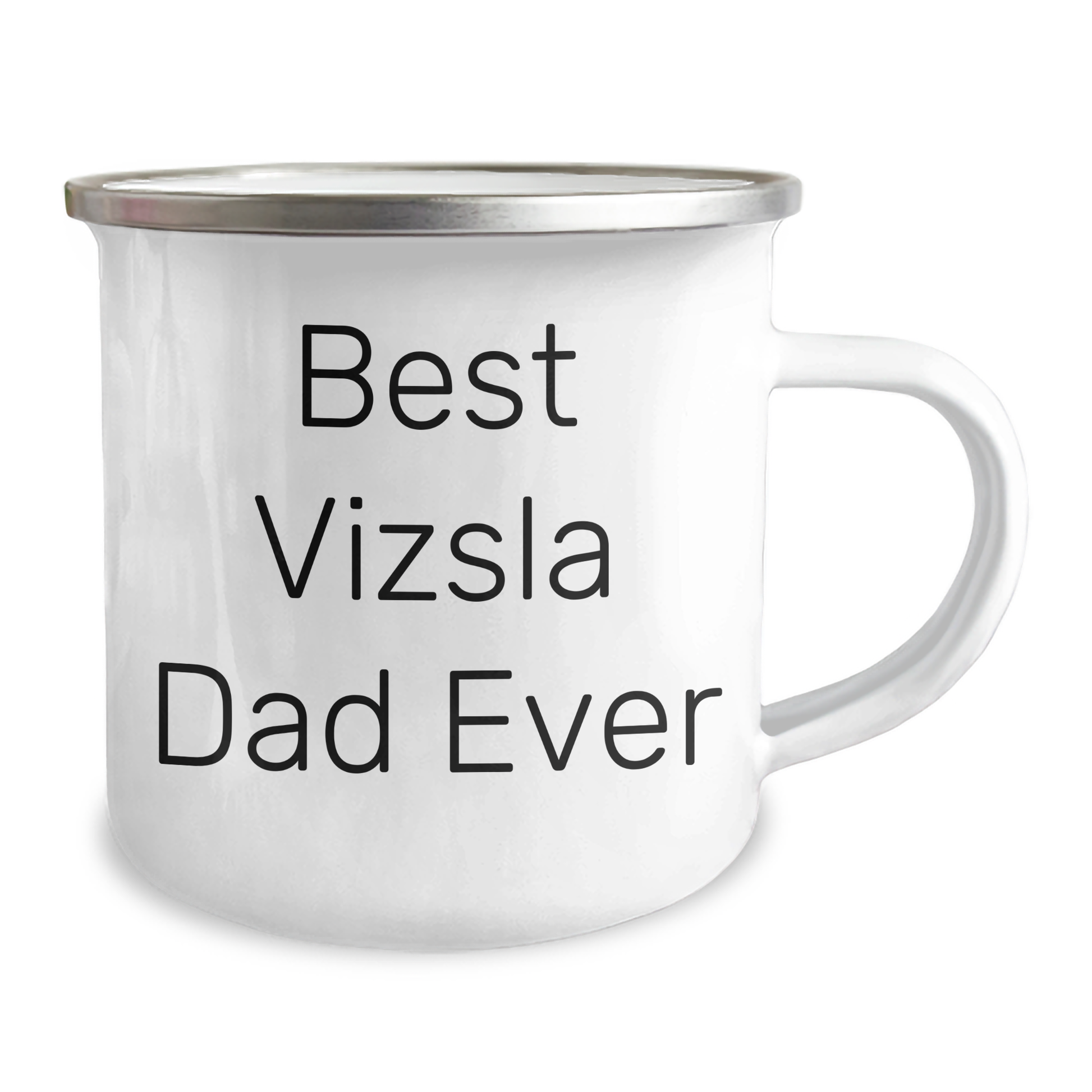 Vizsla Dog Lovers Best Dad Ever Funny Camping Mug Gifts from Family for Vizsla Dog Dad on Father's Day - Image 2