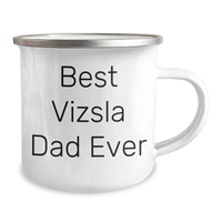 Load image into Gallery viewer, Vizsla Dog Lovers Best Dad Ever Funny Camping Mug Gifts from Family for Vizsla Dog Dad on Father&#39;s Day - Image 2
