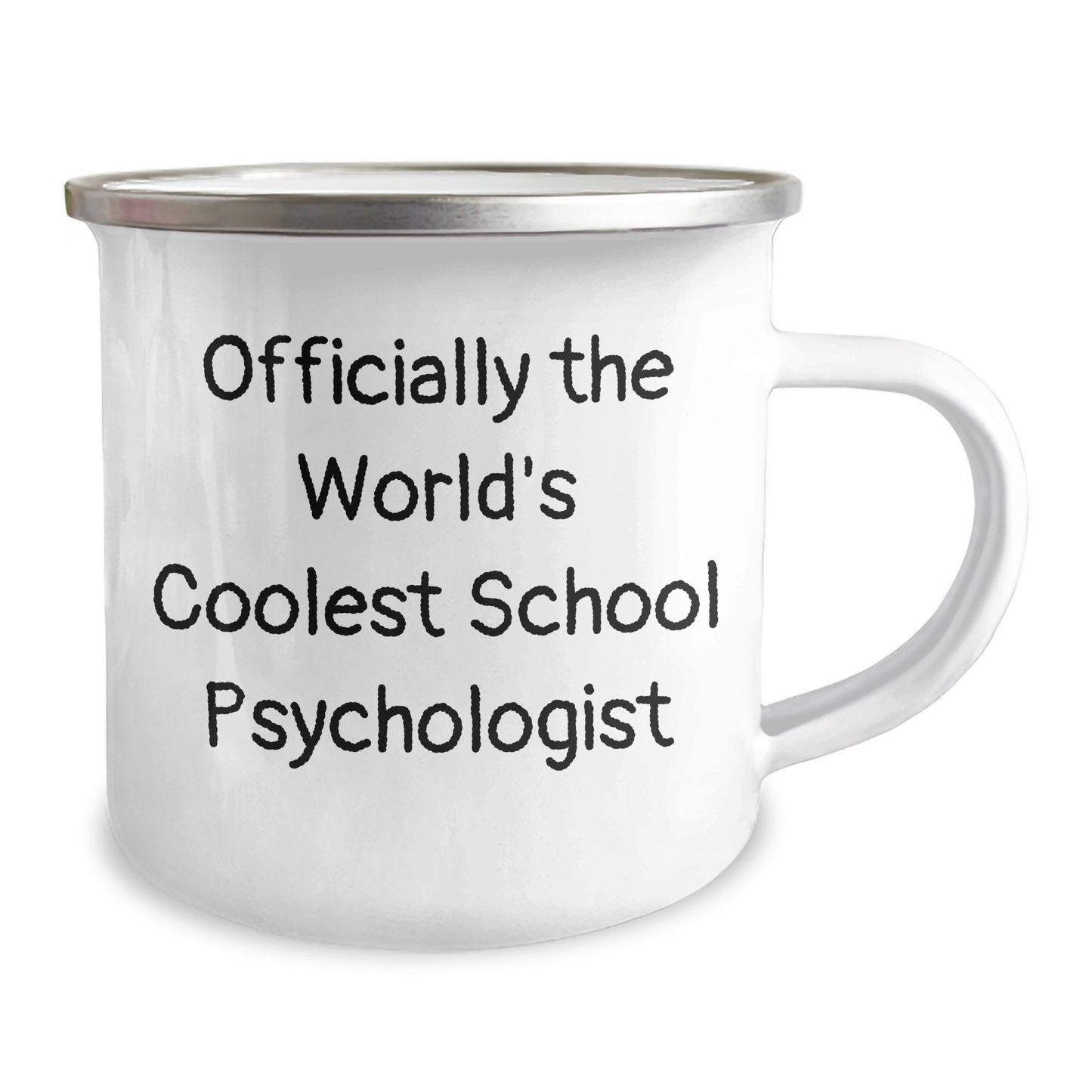Funny School Psychologist Gifts from Friends - Officially The World's Coolest School Psychologist Camping Mug for Men, Unique Father's Day Unique Gifts for School Psychologist - Image 2
