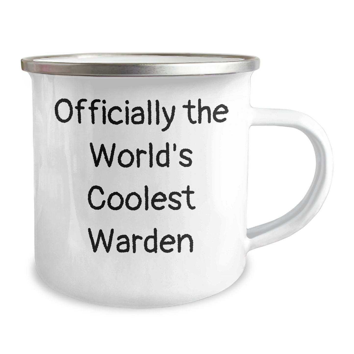 Warden Gifts, Camping Mug, Funny Quote - 'Officially The World's Coolest Warden' Gifts from Family to Men, Unique Father's Day Unique Gifts for Warden Enthusiasts - Image 2